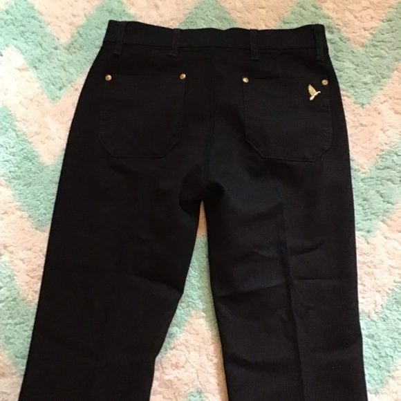 MIH MADE IN HEAVEN marrakesh black flare jeans (K1 - Picture 5 of 8